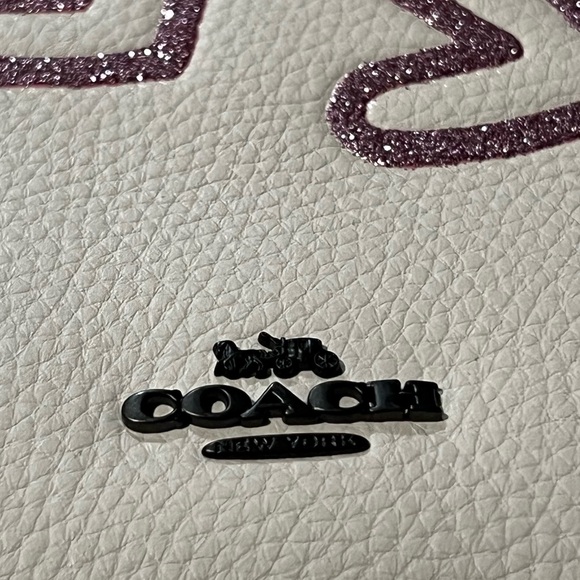 COACH Keith Haring Town Tote With Dancing Dog & Matching Charm - Picture 11 of 13